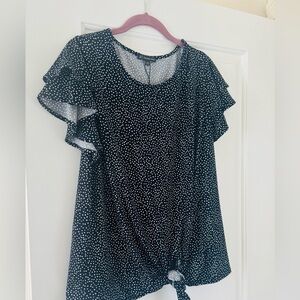 Adrianna Papell Polka Dot Top